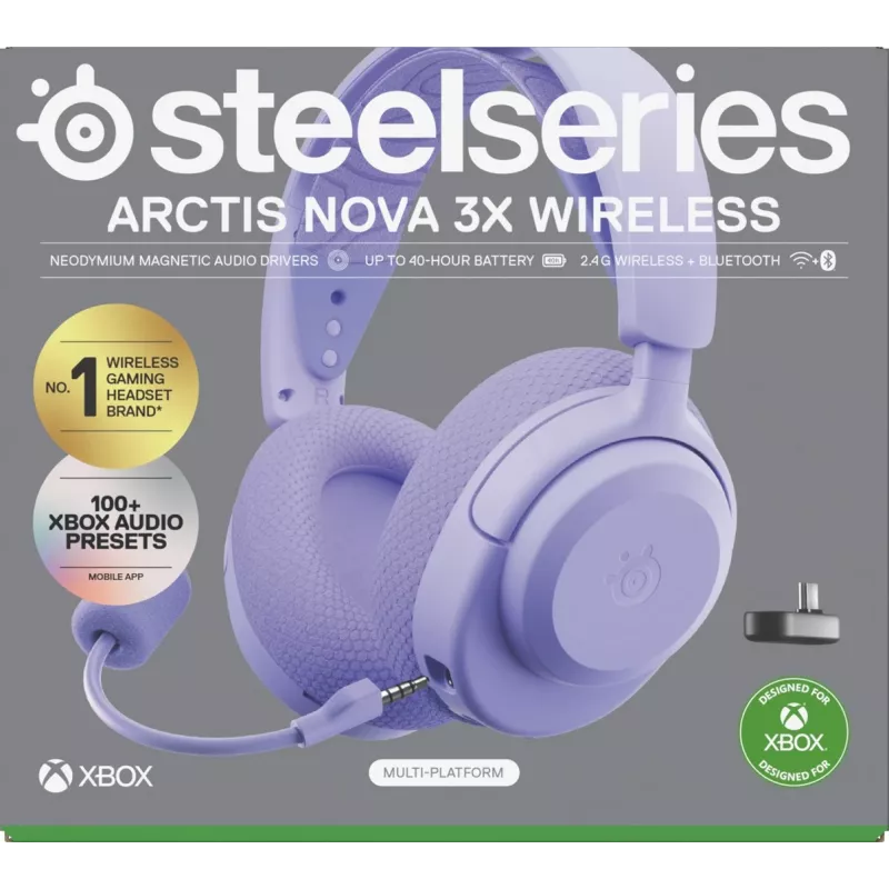 Ausinės Steelseries Arctis Nova 3X Wireless