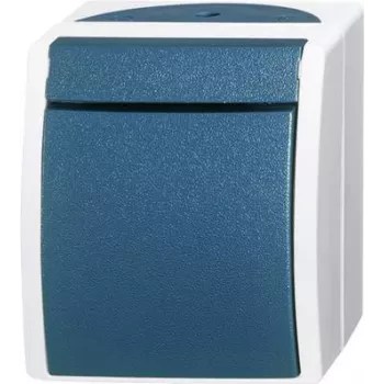 Jungiklis 1P BUSCH JAEGER 2601/2 W-53, žalias/pilkas, 250 V, 74x55x83 mm