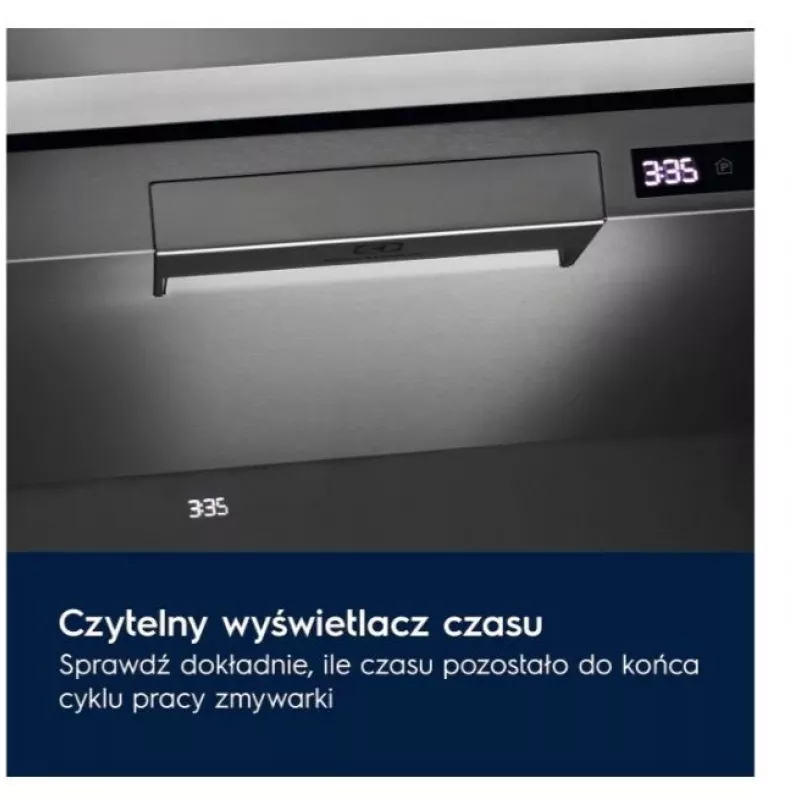 Įmontuojamas indaplovė Electrolux EES48401L — 600 mm, 13–14 komplektų, A energijos klasė, 10,5 L/ciklas