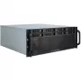 Serverinis korpusas Inter-Tech 4U-4408 Rack, juodas, sidabrinis