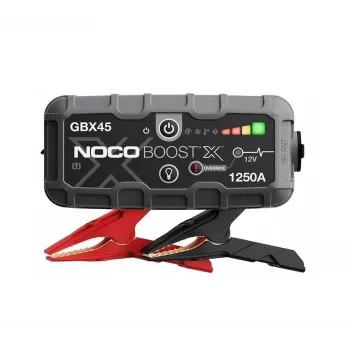 Nešiojamas užvedimo starteris NOCO GBX45 1250 A ličio jonų, 31 Wh, IP65, USB-C ir USB-A, 60 W įkrovimas