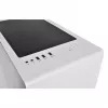 PC korpusas Thermaltake S100 Tempered Glass Snow Edition Micro Tower baltas