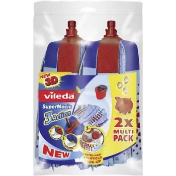 VILEDA SuperMocio 3x Action šluostės rinkinys 2 vnt., modelis 122615