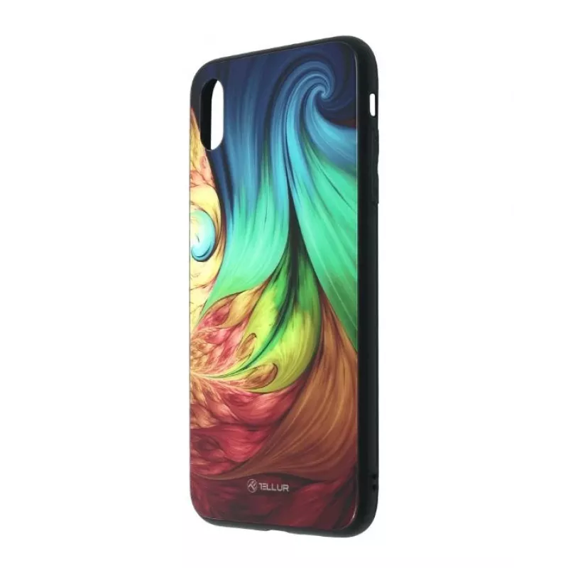 Apsauginis stiklas iPhone XS Tellur — spausdintas hipnotizuojantis dizainas