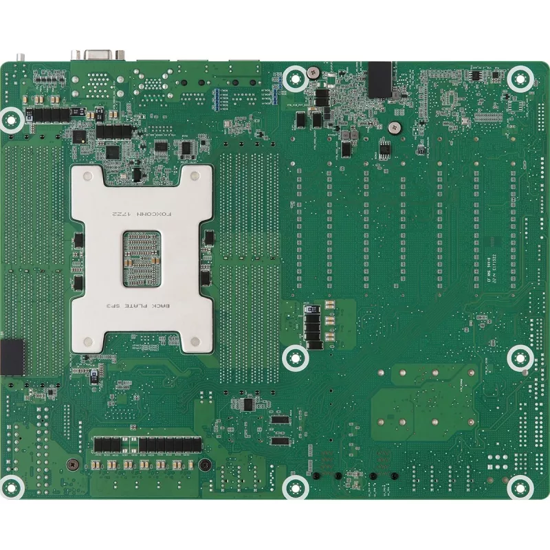 Serverinė motininė plokštė ASRock ROMED8-2T/BCM, AMD EPYC 7003, lizdas SP3, ATX, 8× DDR4 DIMM, 3× RJ-45, 10× SATA III, 7× PCIe x16 Gen4