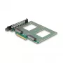 Vidinis U.2 adapteris DeLOCK 90162 PCIe sąsaja su LED indikatoriais