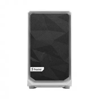Fractal Design Meshify 2 Nano - Mini-ITX korpusas (grūdintas stiklas) - be maitinimo šaltinio (ATX) - Baltas - USB/Garsas (FD-C-MES2N-02)