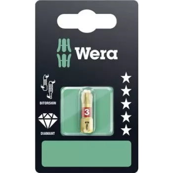 Wera antgalis PH Gr.3 L.25mm 1/4 inch 6KT C6,3 BiTors.diamantb. kortelėje 1 vnt. 851/1 BDC SB (05073334001)