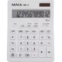 Maul MXL 12 stalinis skaičiuotuvas baltas Ekrano skaitmenys: 12 maitinamas baterija, saulės energija (P x A x G) 155 x 205 x 35 mm (7267002)