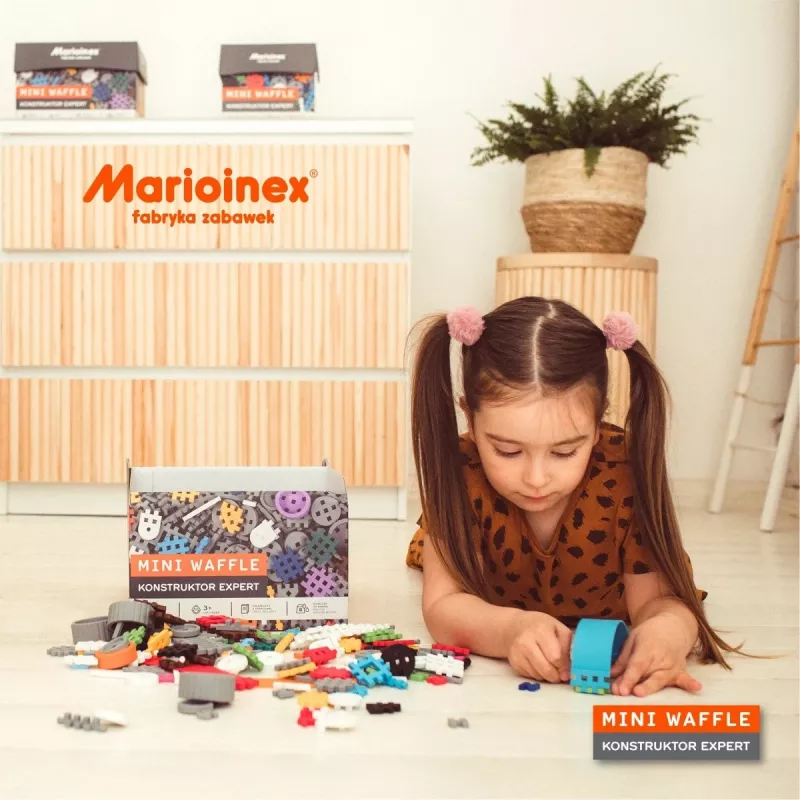 Marioinex Mini Waffle statybinių kaladėlių rinkinys Constructor Expert, 501 elem.