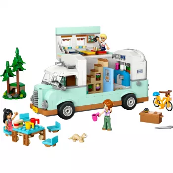 LEGO Motor Home 42663 – LEGO Friends kemperinė mašina, 778 dalių, 3 mini-lėlės, nuo 7 metų