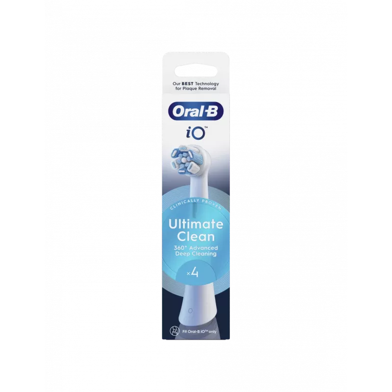 Oral-B iO dantų šepetėlio galvutės 4 vnt. Baltos