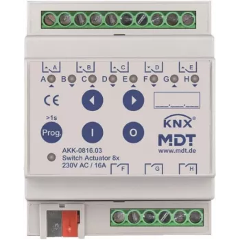 MDT AKK-0816.03 perjungimo pavara 8 kanalų, 4TE, REG, 16A, 70µ