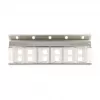 Keystone laikiklis 12 prievadų pasukamas 10 colių ir 19 colių stovo/sienos montavimui, DELOCK 67040, metalas/plastikas, sidabrinis, 77×222×27 mm