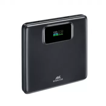 Power bank Rivacase VA1090 – 20000 mAh, 77 Wh, bendra išėjimo galia 100 W, 440 g