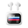 Ausinės SBOX EB-TWS08-W su lietimu ir ekranu, baltos