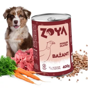ZOYA Pheasant – šlapias šunų maistas skardinėje 400g