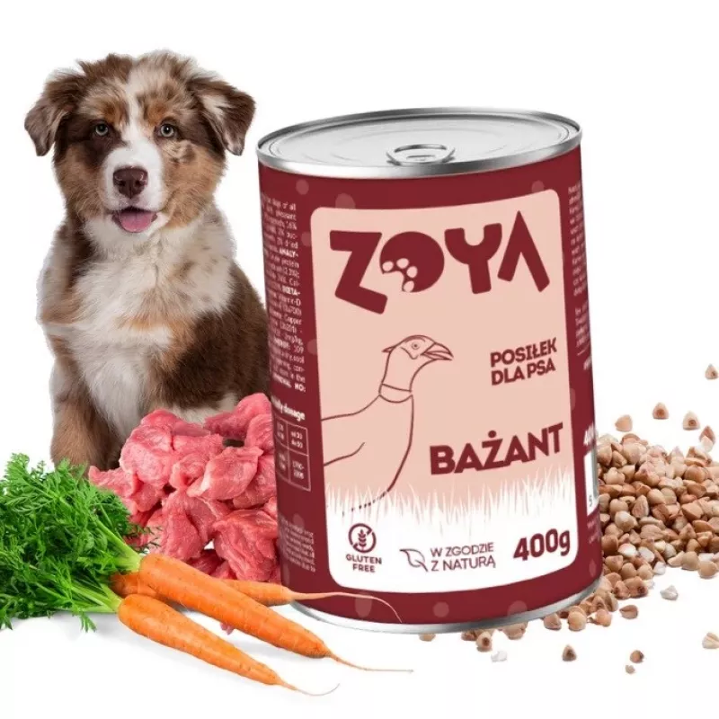 ZOYA Pheasant – šlapias šunų maistas skardinėje 400g