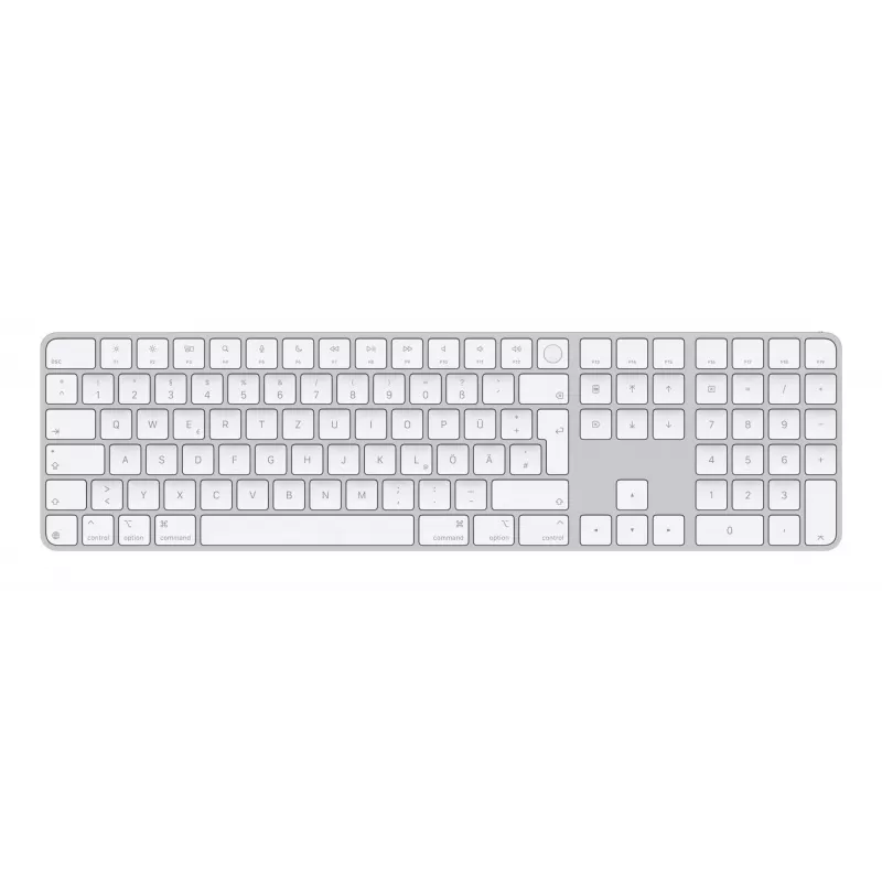 Apple Magic Keyboard MXK73D/A Universal USB + Bluetooth QWERTZ Vokiškas Baltas