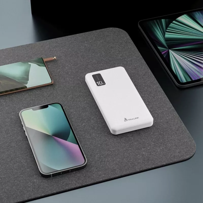 Nešiojamas išorinis akumuliatorius Extralink EPB-098W 10000 mAh