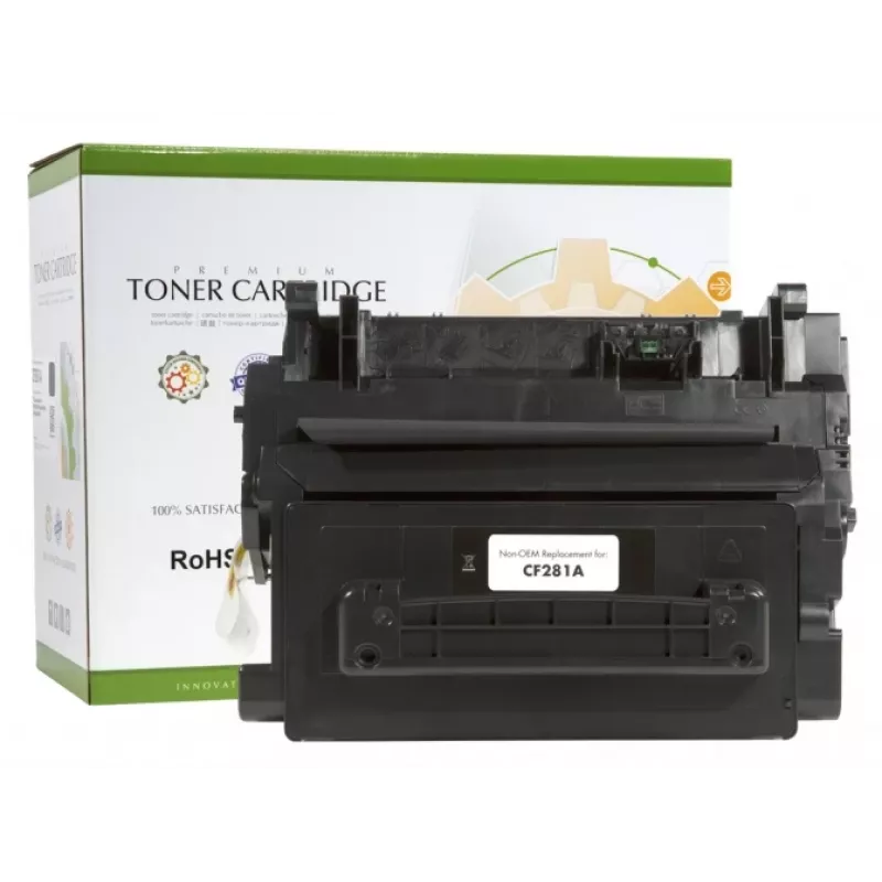 Suderinamas statinės kontrolės Hewlett-Packard 81A (CF281A) juodas, 10500 p.