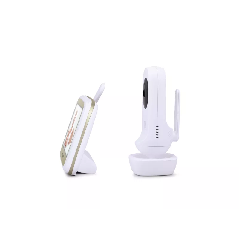 Kūdikio vaizdo stebėjimo monitorius Motorola VM45 Connect, 5.0 inch ekranas, su Stargrip tvirtinimu prie lovelės, baltas