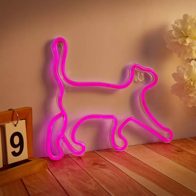 Dekoratyvinė neoninė LED lempa MANTA SNL70PK Style Neon Lights CAT 2 Pink