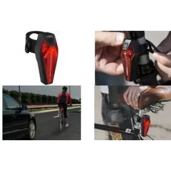 Ansmann Bikelight galinis LED stabdžių žibintas įkraunamas (1600-0553)