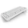 Klaviatūra Sharkoon SGK25 75% QWERTZ USB laidas RGB LED balta
