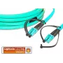 Lightwin LDP-50 LC-LC 8.0 OM3 FD šviesolaidinis kabelis 8 m, vandens spalvos