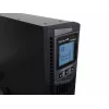 Nepertraukiamo maitinimo šaltinis Green Cell UPS15 — Online dvigubo keitimo 3 kVA (2700 W), 6 AC lizdų, gryno sinuso, LCD, bokštas, 6×12V/9Ah baterijos