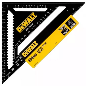 Liniuotė DeWALT DWHT25228-0 300 mm aliumininė juoda geltona