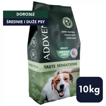 ADDVENA Taste Sensations Adult Medium/Large Turkey - sausas šunų maistas - 10kg