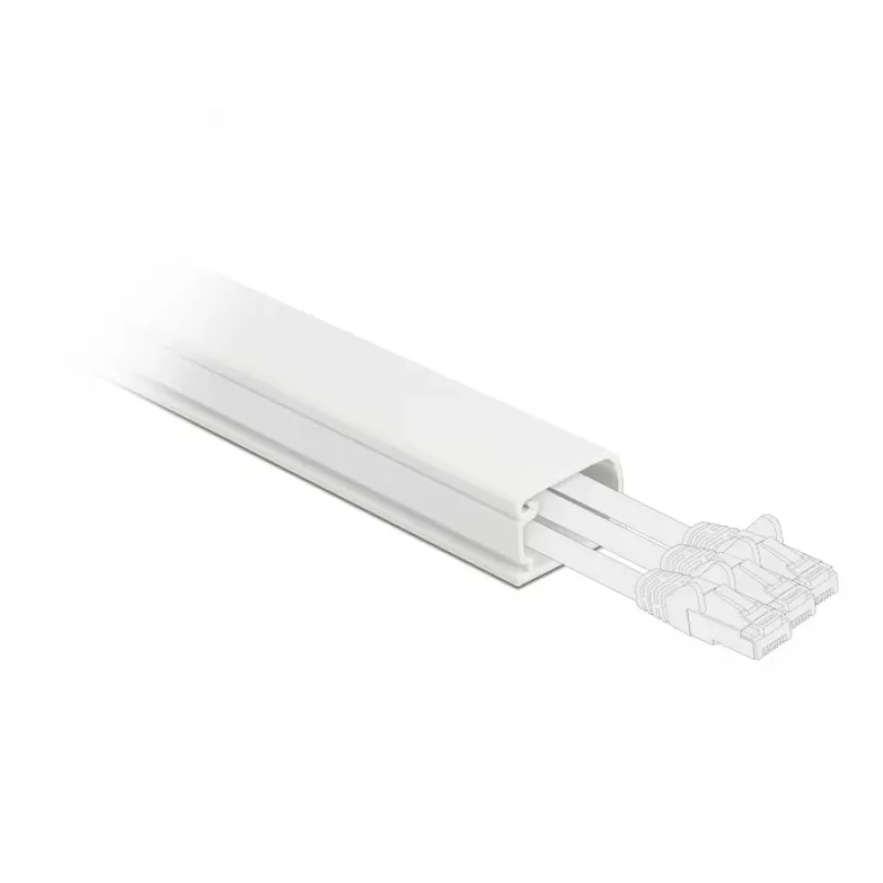 Kabelių kanalas DeLOCK 20720, PVC, 22 mm, baltas