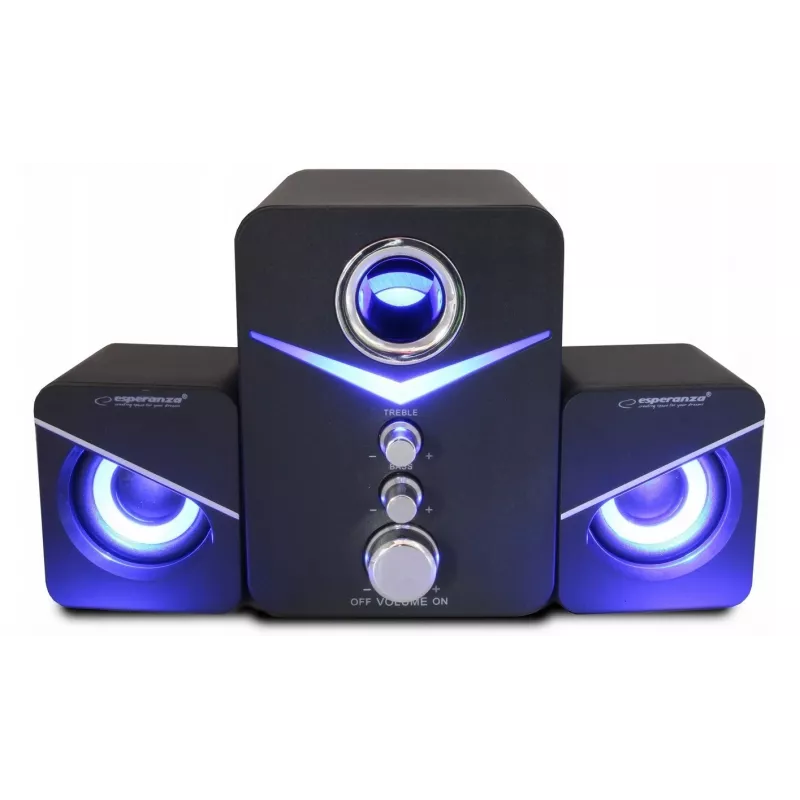 Garsiakalbių rinkinys Esperanza EP153 USB 2.1 6 W Juodas