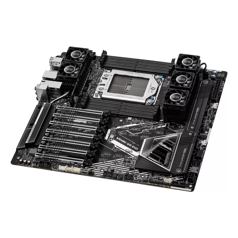 ASRock WRX90 WS EVO pagrindinė plokštė AMD WRX90 Socket sTR5 EEB