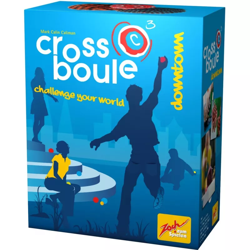 Crossboule rinkinys Downtown, įgūdžių žaidimas Mėlyna/Raudona