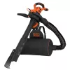 Kuprininis lapų pūstuvas Black & Decker BEBLV301-QS — 3000 W, oro greitis 206–404 km/h, 72 L maišas, 6 kg