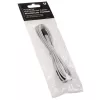PCIe 6 kontaktų ilginimo kabelis BITFENIX Alchemy 45 cm pintas baltas
