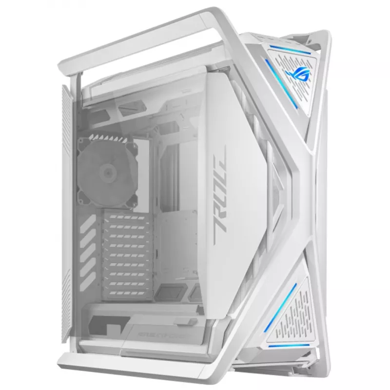 ASUS ROG GR701 Hyperion White, PC korpusas, baltas, ATX, EATX, micro ATX, Mini-ITX, aliuminis, daugiafunkcis, priekinis