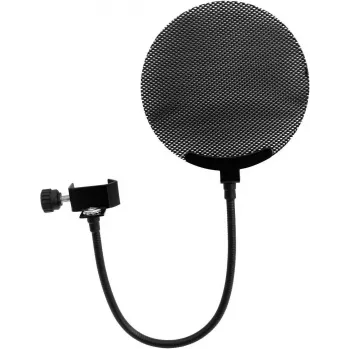 Omnitronic 60006250 metalinis pop filtras juodas, apvalus tinklelis
