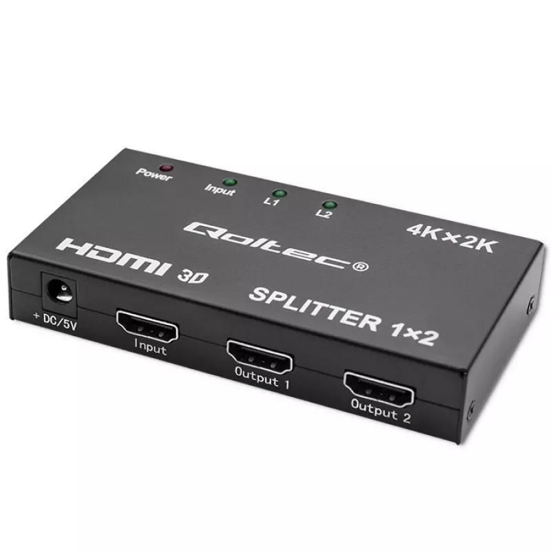 Aktyvus HDMI skirstytuvas 2 x HDMI 4Kx2K, 3.4 Gbps