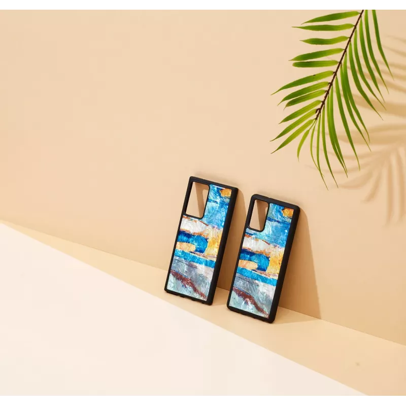 Apsauginis dėklas iKins, skirtas Samsung Galaxy Note 20, dangaus mėlynos spalvos, plonas