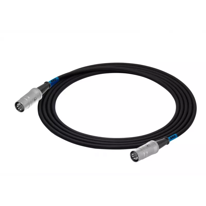 SSQ MIDI2 SS-1418 Laidas MIDI (5 kontaktų) - MIDI (5 kontaktų) 2 m Juodas