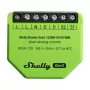 Įmontuojamas reguliatorius Shelly Dimmer Gen3 – LED max 150W, Halogen max 200W, 220–240V, belaidis, juoda/laimo