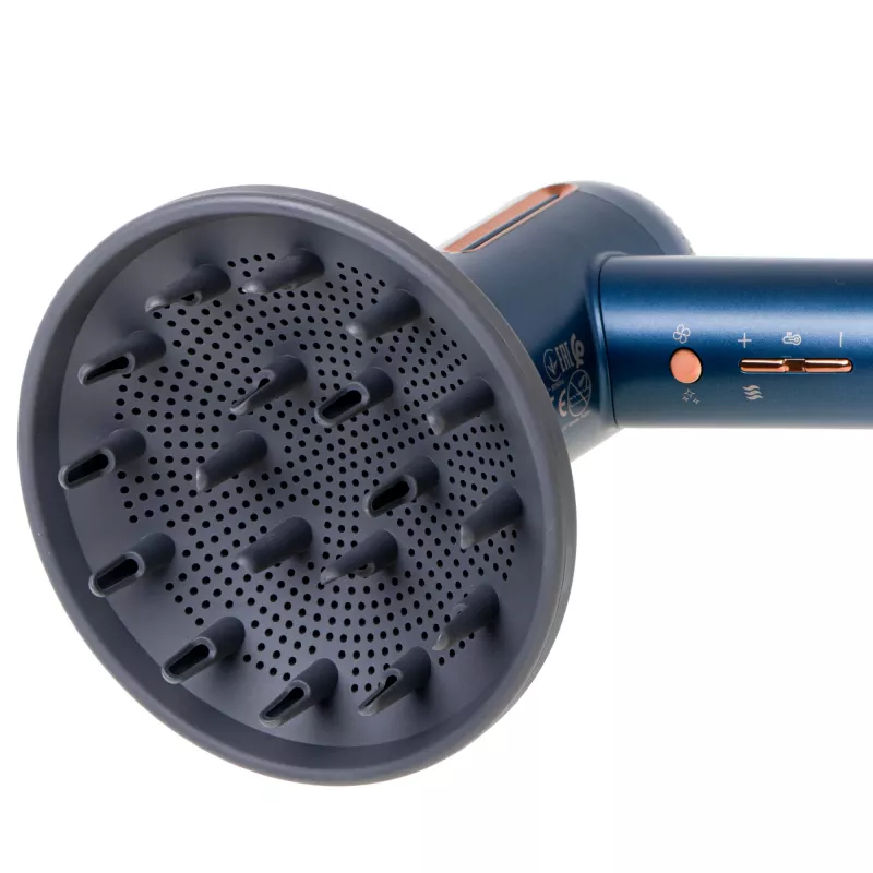 Adler AD 2271 SUPERSPEED plaukų džiovintuvas | 1500 W | 6 temperatūros režimai | jonų funkcija | difuzorius | mėlyna