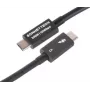 Thunderbolt kabelis Sonnet TCB-TB5-08M, vyriškas-į-vyrišką, 0,8 m, 80 Gbit/s, juodas