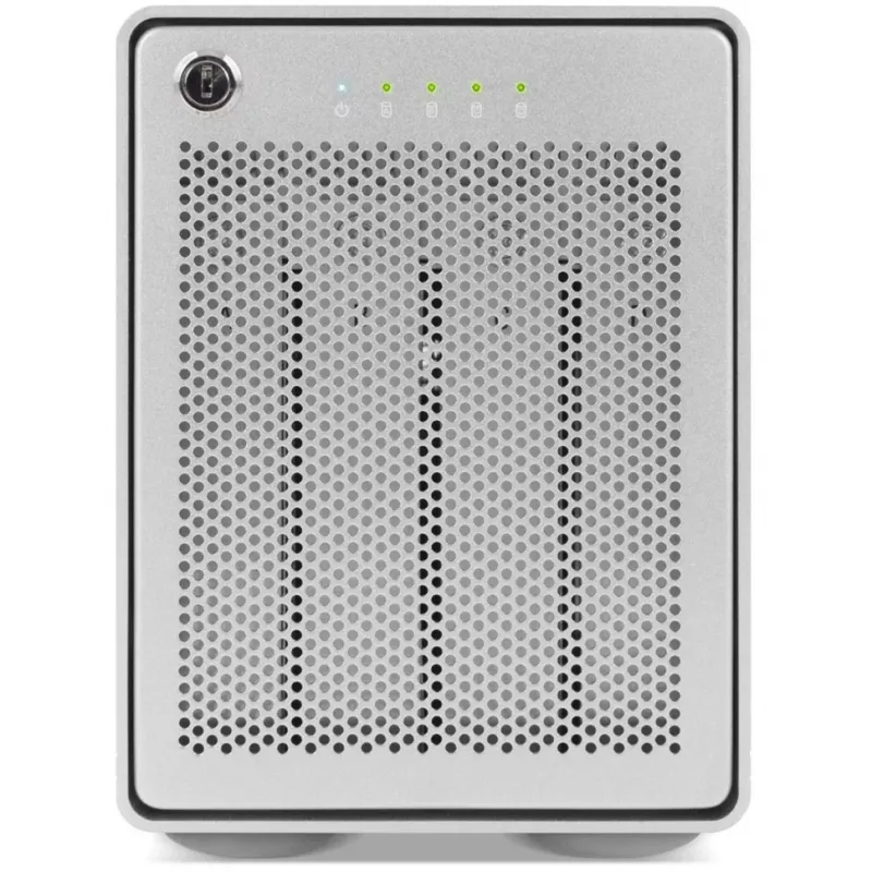 Mercury Elite Pro Quad, diskų korpusas, sidabro spalvos, USB 3.2 Gen 2, RAID paruoštas