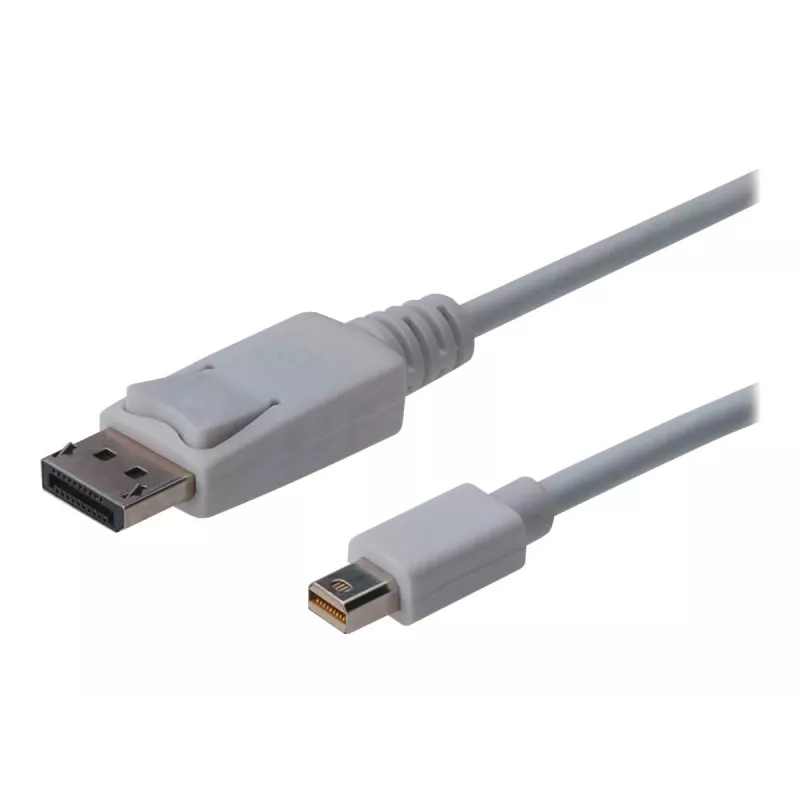 Mini DisplayPort – DisplayPort laidas Digitus AK-340102-010-W, 1 m, baltas