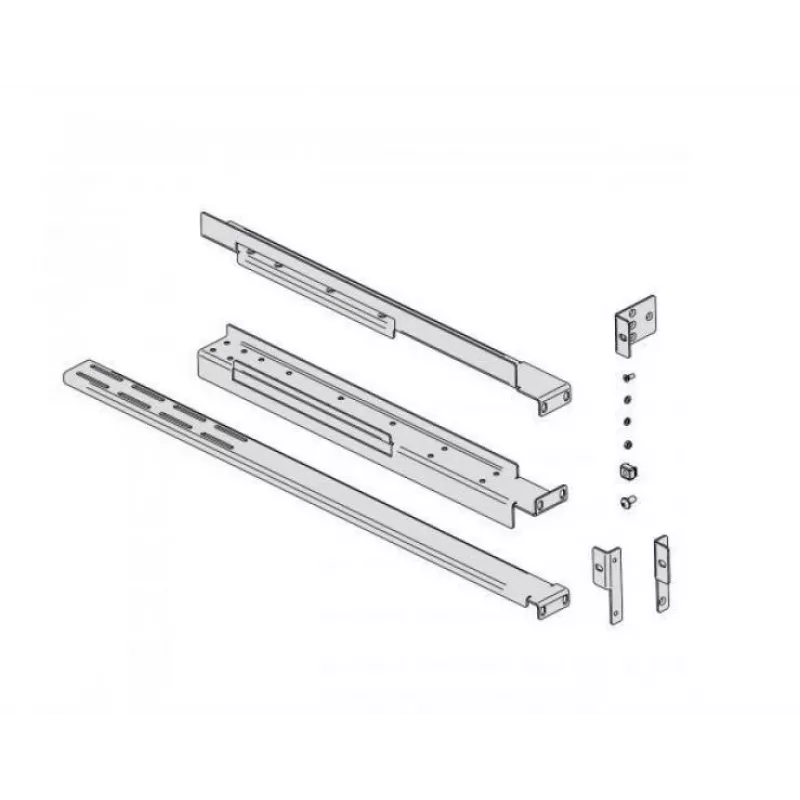 Rack montavimo komplektas UPS EVER, reguliuojamas 800–1200 mm bėgių atstumas, W/OP-ZA00-0002/00, sidabrinis